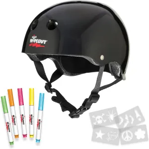 Wipeout Dry Erase Kids Helmet for Skiing and Snowboarding