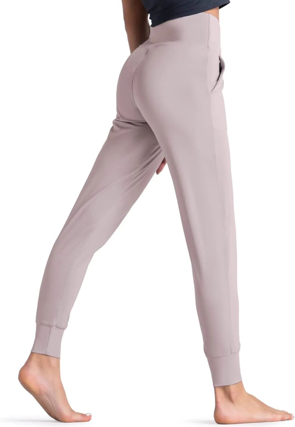 Wjustforu Women's High Waist Joggers Sweatpants Lightweight & Comfortable Yoga Pants with Pockets