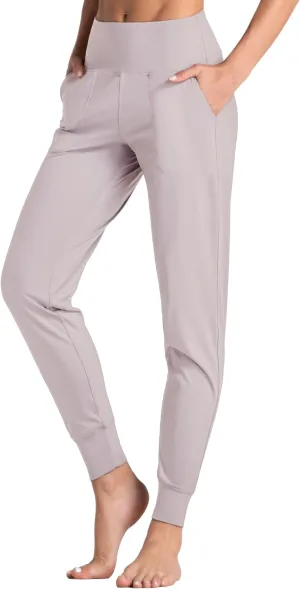 Wjustforu Women's High Waist Joggers Sweatpants Lightweight & Comfortable Yoga Pants with Pockets