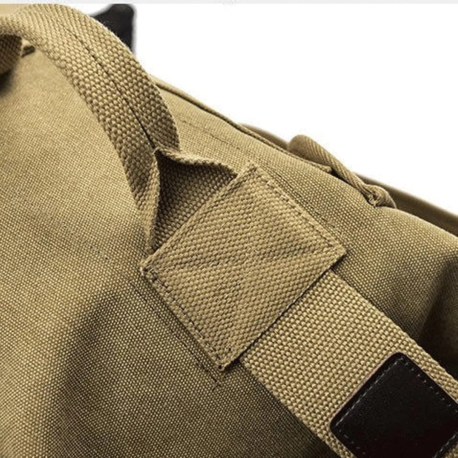 WOBBLO Hiking Daypacks 25L/35L Canvas Outdoor Military Backpack， Tactical Hiking Camping Travel Bag for Fishing Rucksack， Gym Fitness Sports Handbags(Army Green,Small)