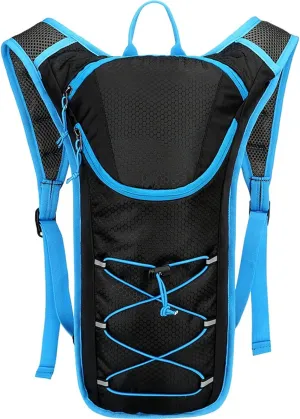 WOBBLO Hiking Daypacks Bicycle Bike Cycling Backpack Day Pack Waterproof Water Bag Storage Knapsack Running Climbing Jogging Hydration Bladder Rucksack