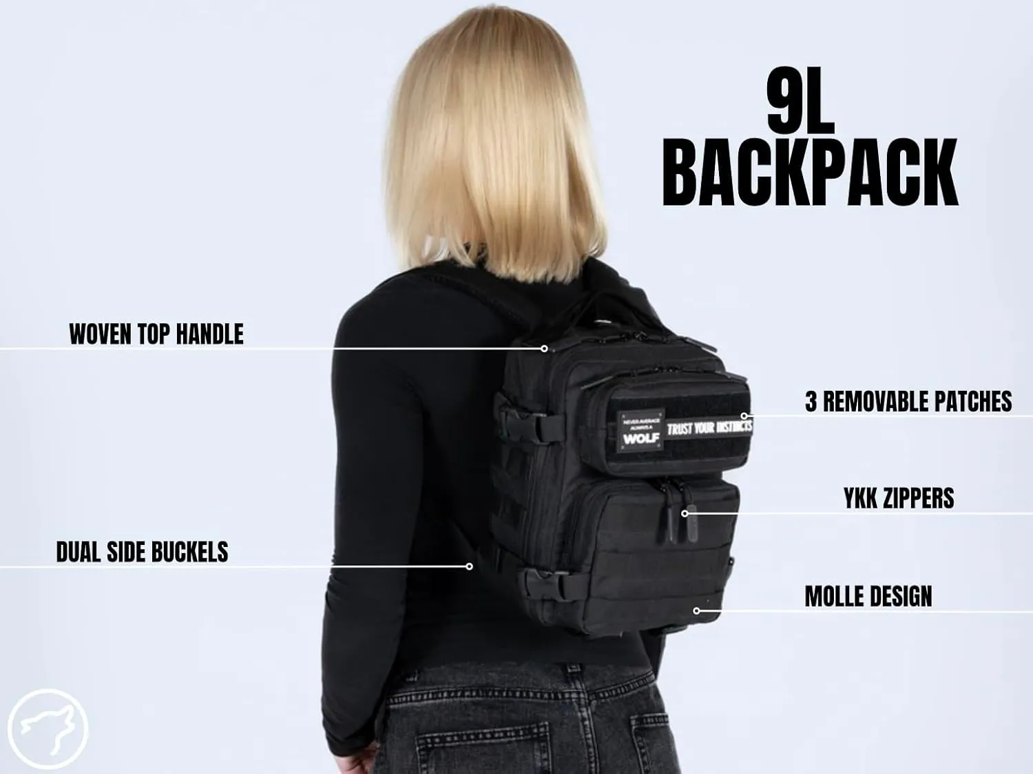 WOLFpak 9L Backpack Mini (Mocha Brown)