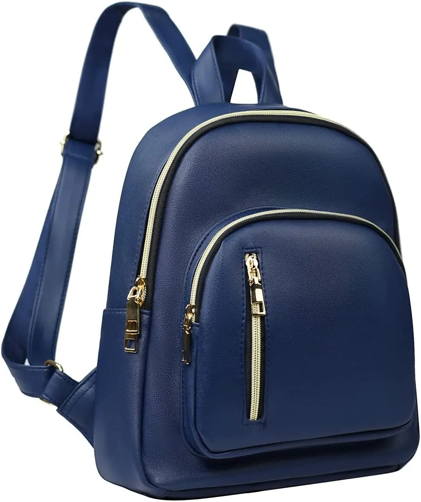 Women Mini Backpack Purse PU Leather Anti-theft Backpack Ladies Fashion Casual Travel Daypack Rucksack