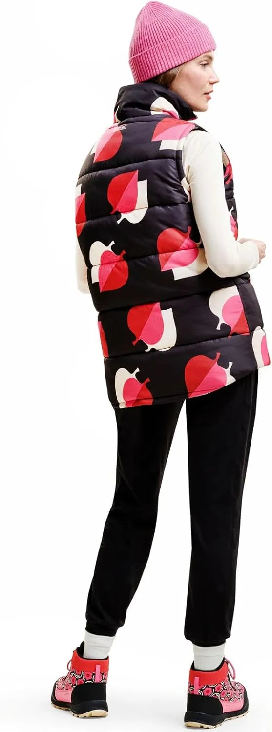 Womens Orla Kiely Printed Padded Bodywarmer Gilet