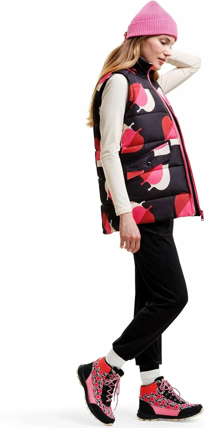 Womens Orla Kiely Printed Padded Bodywarmer Gilet