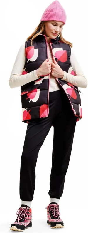 Womens Orla Kiely Printed Padded Bodywarmer Gilet