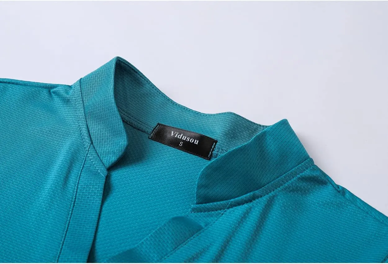 Womens Sleeveless Golf Polo Shirts Lightweight Tennis Sport Tops