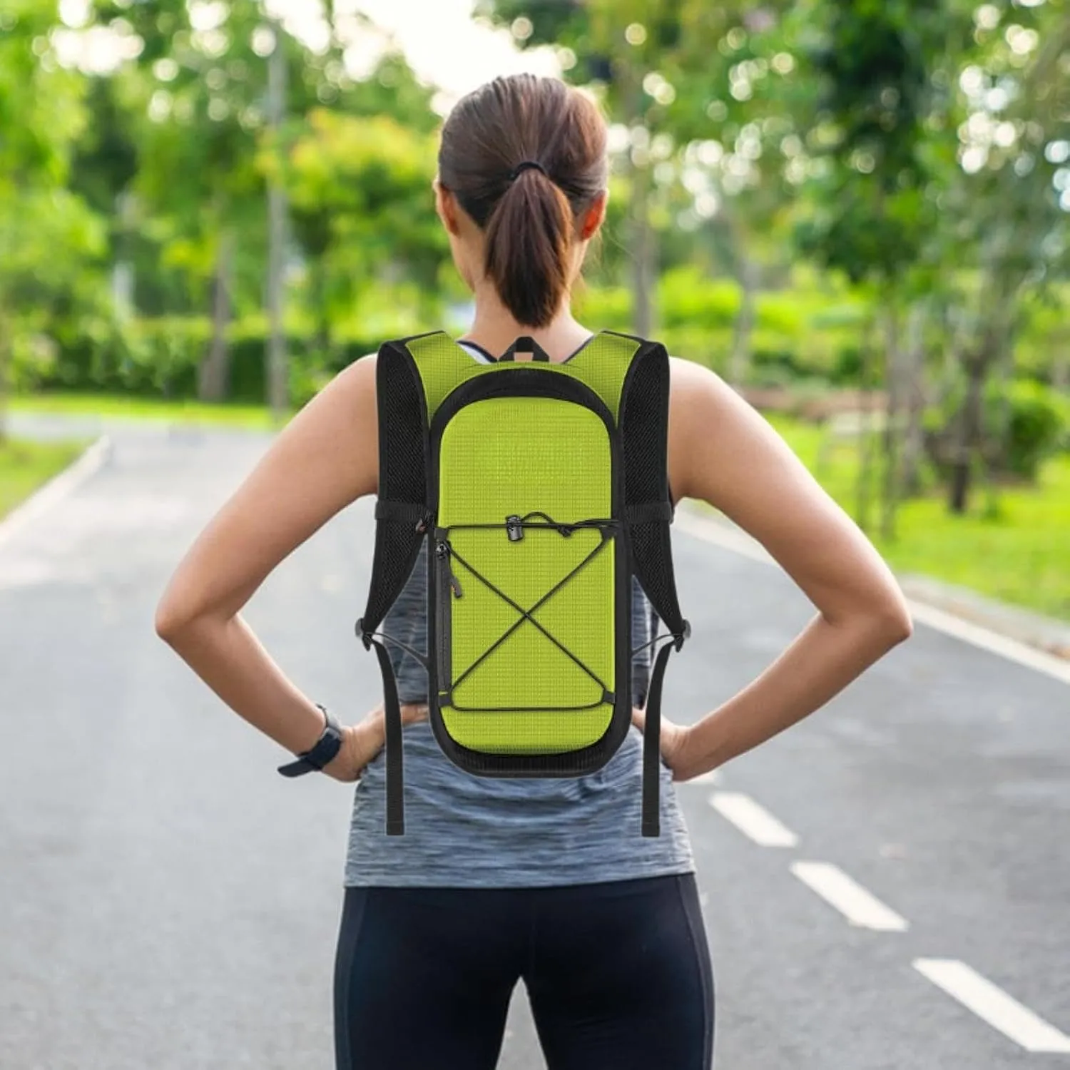 YIJU Hydration Backpack Daypack,Practical Water Rucksack Water Bag Hiking Water Backpack Portable for Camping Backpacking Riding