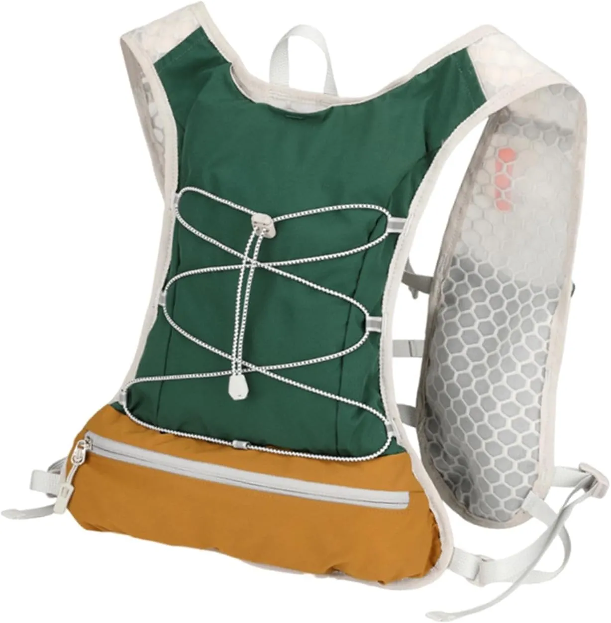 YIJU Women Men Running Vest Hydration Vest Reflective Strap Gear Rucksack Water Pack Outdoor Sports Bag for Jogging Trail