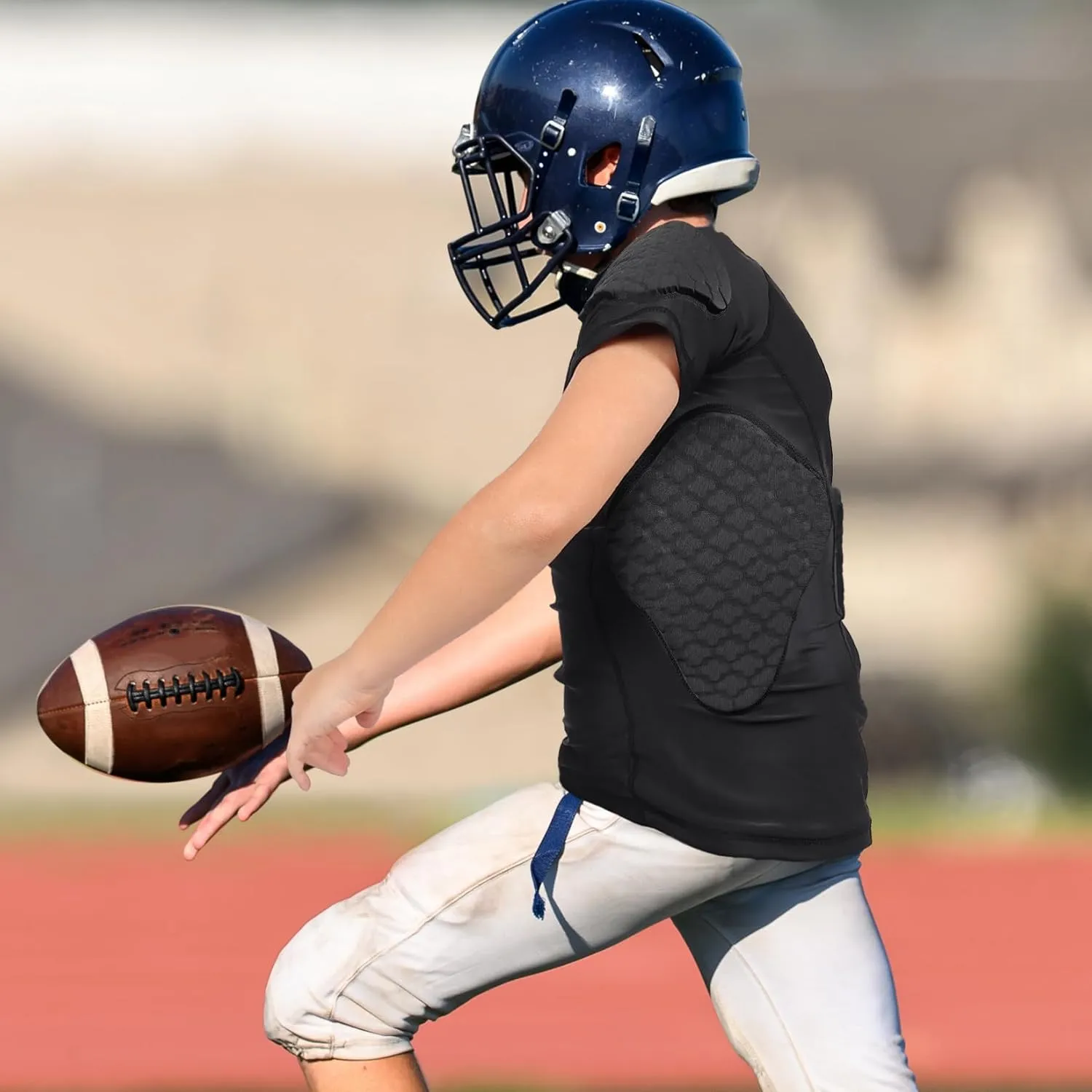 Youth Boys Football Rib Protector for Paintball Baseball Compression Padded Chest Protective