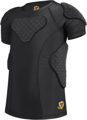 Youth Boys Football Rib Protector for Paintball Baseball Compression Padded Chest Protective