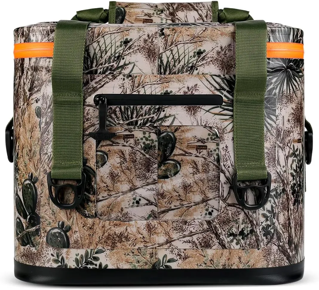 Yukon Outfitters 30 Can Tech Cooler Bag, 54-Liter Durable TRU Welded Leakproof Insulated Outdoor Camping Boating Meal & Drink Lunchbox w/Airtight Zippers, Padded Carry Handle & Shoulder Strap