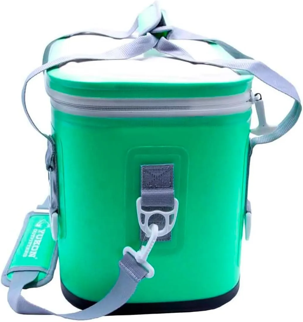 Yukon Outfitters 30 Can Tech Cooler Bag, 54-Liter Durable TRU Welded Leakproof Insulated Outdoor Camping Boating Meal & Drink Lunchbox w/Airtight Zippers, Padded Carry Handle & Shoulder Strap
