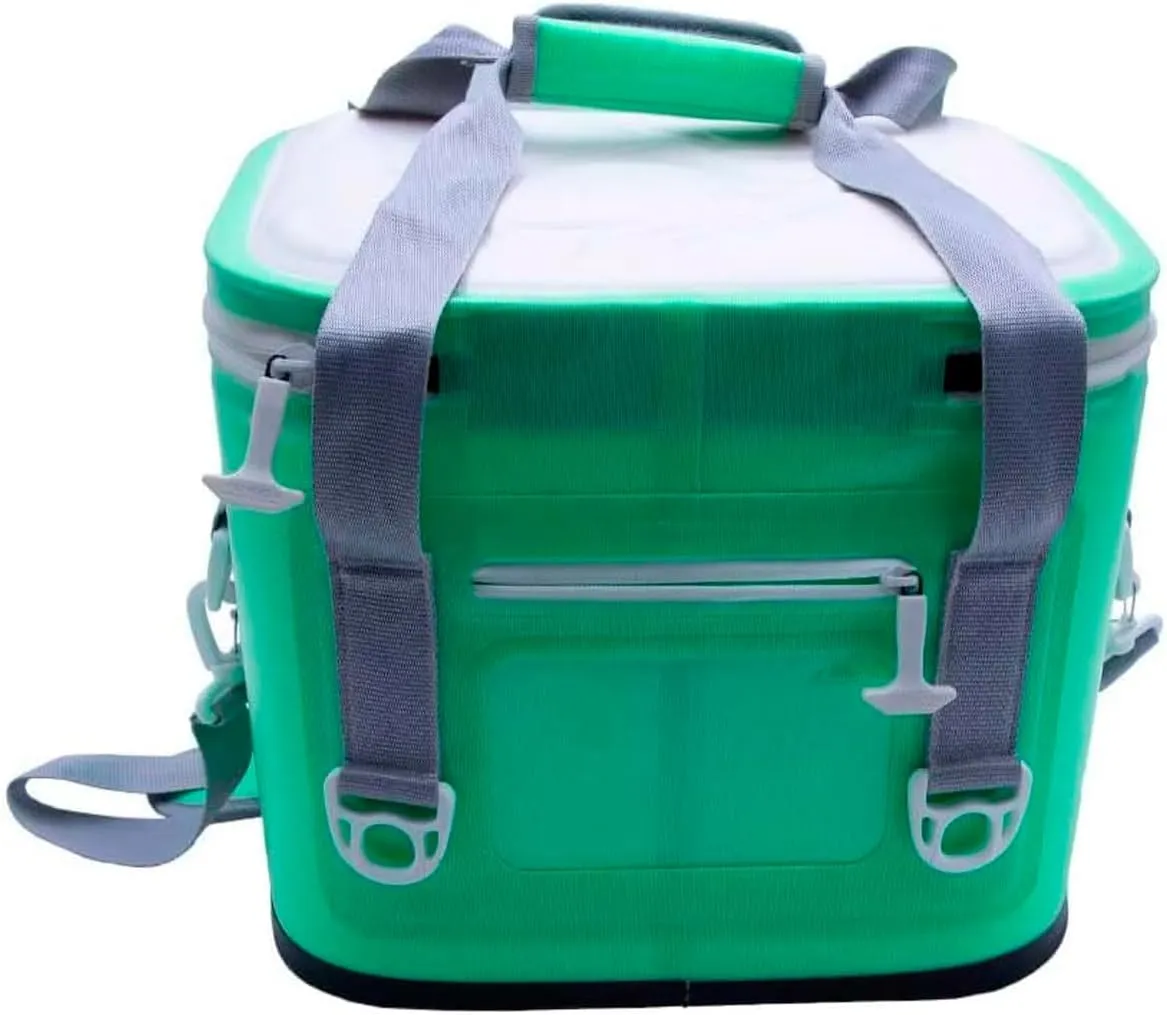 Yukon Outfitters 30 Can Tech Cooler Bag, 54-Liter Durable TRU Welded Leakproof Insulated Outdoor Camping Boating Meal & Drink Lunchbox w/Airtight Zippers, Padded Carry Handle & Shoulder Strap
