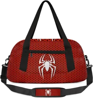 Yzrwebo Spiders Pattern Gym Duffle Bag Small Sport Duffel Travel Bags Overnighter Waterproof Weekend Sleepover Carry On Bags Gymnastics Dance Tote Bag