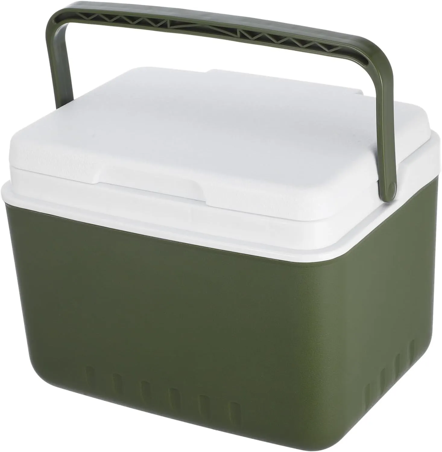 Zerodeko Portable Insulated Cooler Box Travel Cooler with Handle for Camping Fishing and Outdoor Activities Sturdy Leakproof Design for Food Drinks Retention