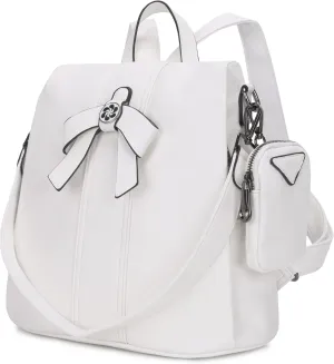 ZOCAI Backpack Purse for Women Fashion Backpack Purses PU Leather Daypacks Anti-Theft Shoulder Bag Satchel Purse